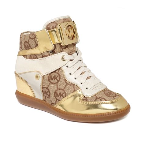 michael kors sneakers new collection|michael kors high heel sneakers.